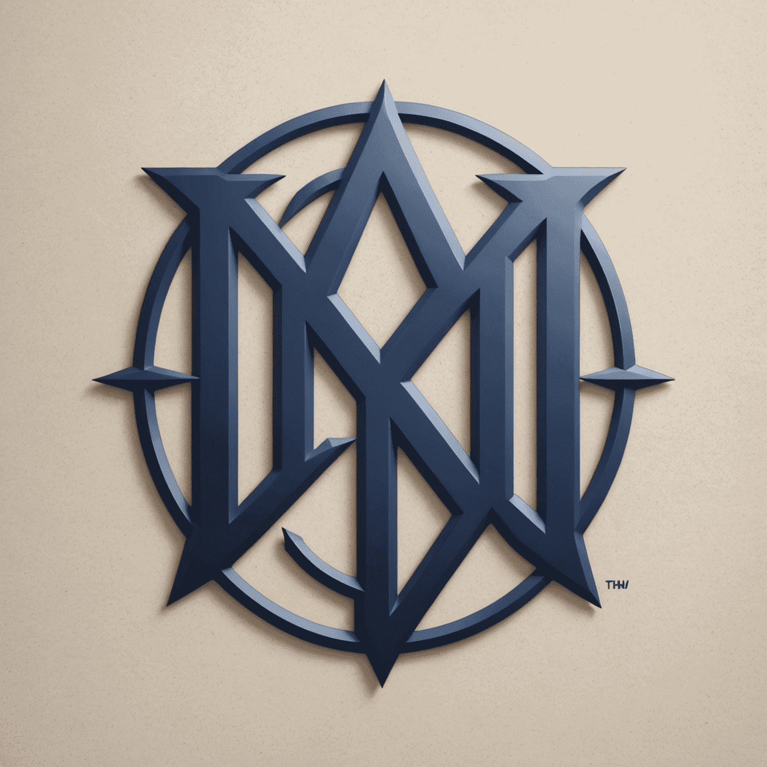 Hancock Whitney Logo - A stylized 'HW' monogram in navy blue with a subtle gradient, representing the fusion of traditional banking and modern superhero themes